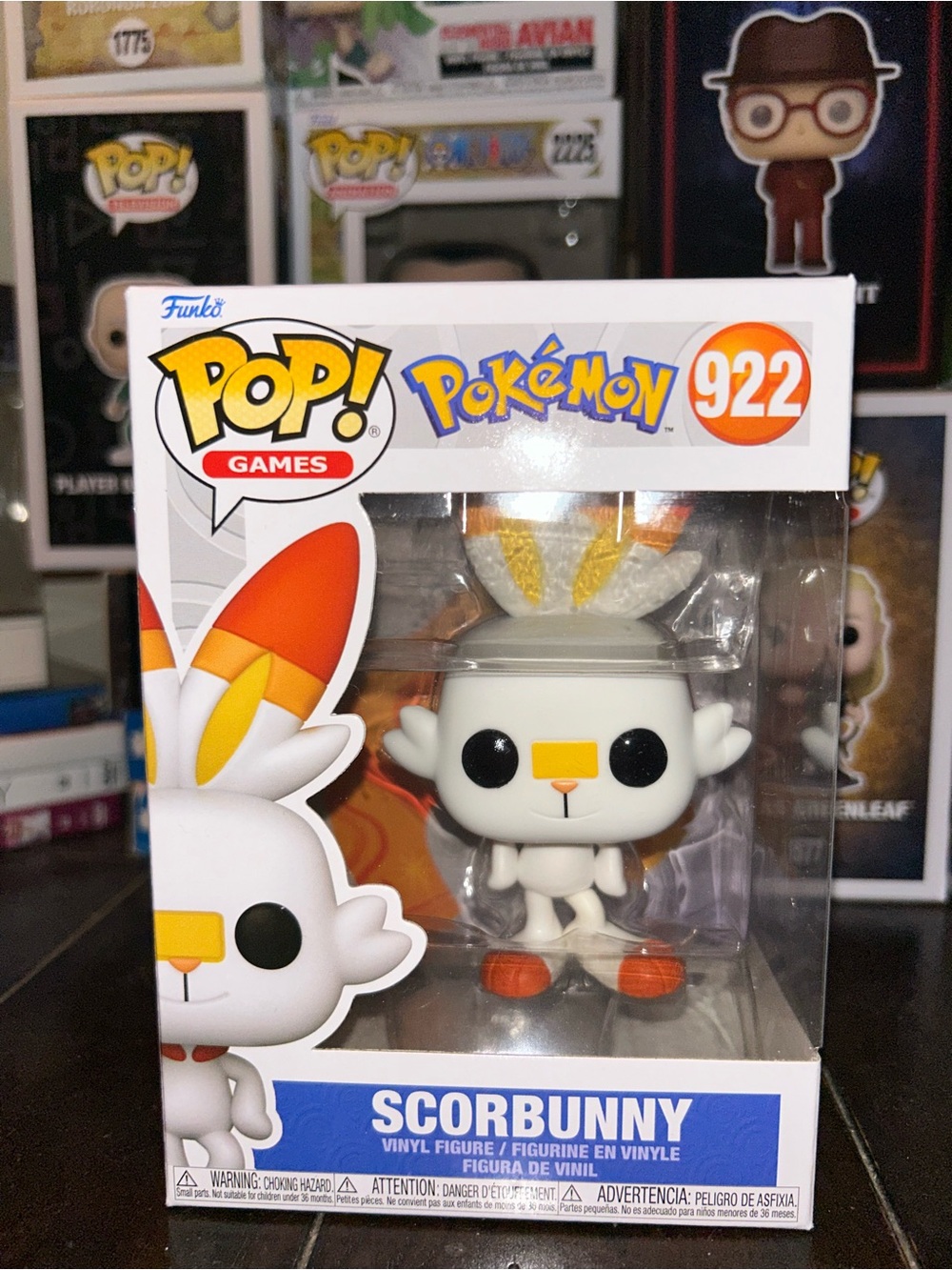 Funko POP! Scorbunny Vinyl Figure - White & Orange